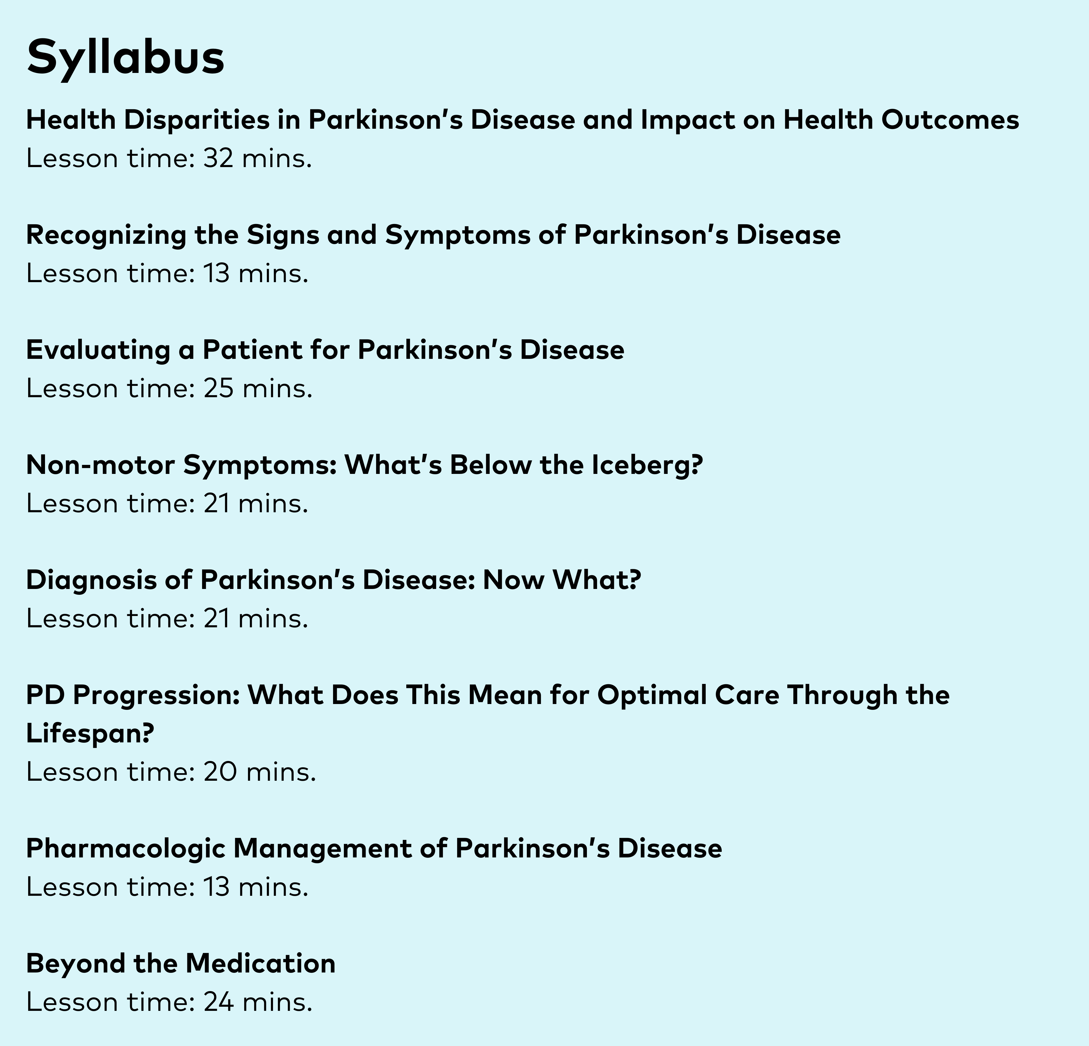 Syllabus